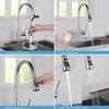 Kibi Single Handle Pull Down Kitchen Faucet With Touch Sensor F102CH-S